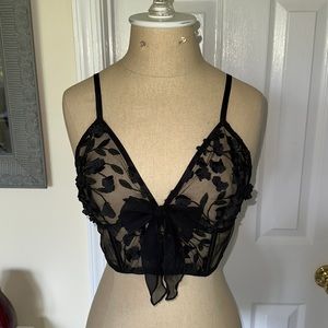 VA Sheer Floral Bra Corset